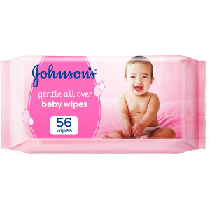 Johnson's Baby Wipes 56 wipes  Gentle All Over Baby Wipes